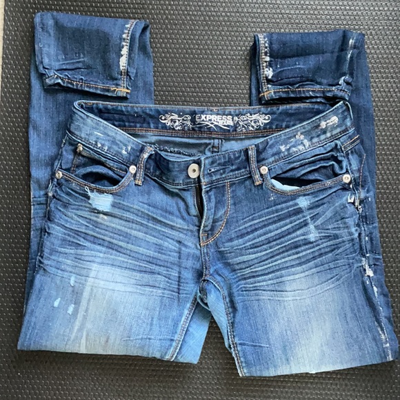 Super Comfy Express Skinny Jeans - Picture 4 of 7